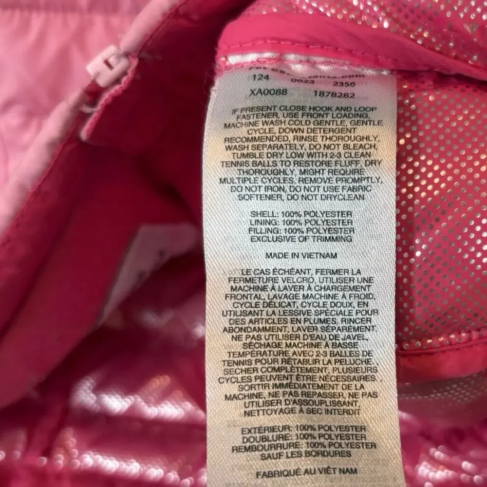 Columbia Pink Puffer Jacket Size‎ 3T